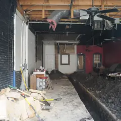 Interior de imóvel em obra de reforma